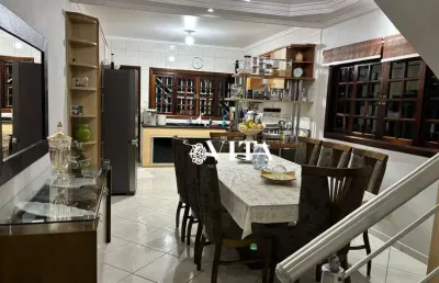 Sobrado com 3 dormitórios à venda, 180 m² por r$ 750.000,00 - jardim rosa de franca - guarulhos/sp
