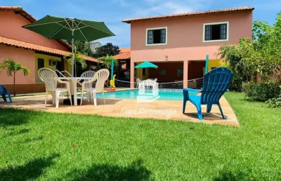 Casa linear itaipuaçu 2 terrenos com quintal e piscina
