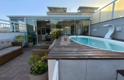 Cobertura com 3 quartos à venda, 155 m² por r$ 930.000 - maria paula - são gonçalo/rj