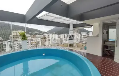 Cobertura com 3 quartos à venda na rua dona mariana, botafogo, rio de janeiro, 157 m2 por r$ 2.100.000