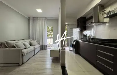 Apartamento com 2 dormitórios com suíte, 56 m² por r$ 330.000 - chácara bela vista - sumaré/sp