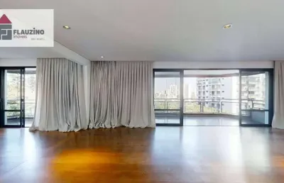 Apartamento com 3 dormitórios, 337 m² - venda por r$ 4.580.000,00 ou aluguel por r$ 29.409,00/mês - santo amaro - são paulo/sp