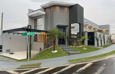 Linda casa de esquina à venda no condomínio vila ytu, indaiatuba/sp.