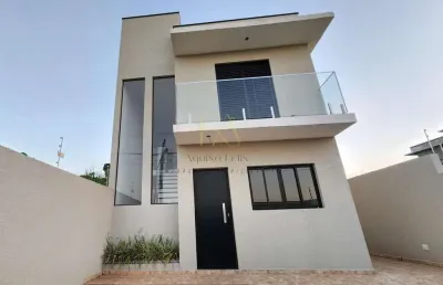 Casa para venda em atibaia, nova cerejeira, 3 dormitórios, 3 suítes, 4 banheiros, 2 vagas