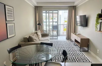 Apartamento mobiliado a 150 metros da praia de jurerê