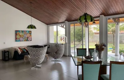 Casa em condomínio fechado com 4 quartos à venda no condomínio vale do sol, tremembé  por r$ 2.100.000