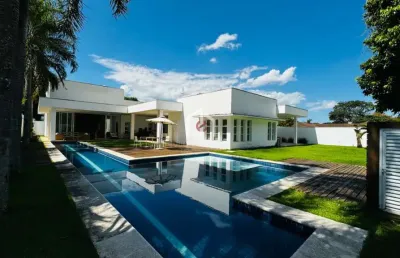 Casa em condomínio fechado com 4 quartos à venda no condomínio vale do sol, tremembé  por r$ 5.600.000