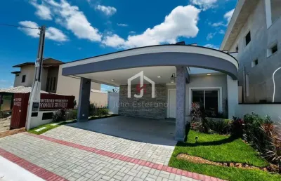 Casa em condomínio fechado com 3 quartos à venda no caminho novo, tremembé  por r$ 1.280.000