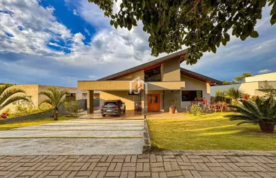 Casa em condomínio fechado com 4 quartos à venda na rua lázaro de paula santos, chácaras cataguá, taubaté por r$ 2.700.000