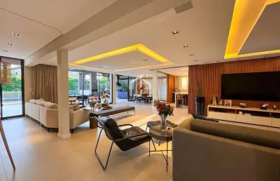 Casa em condomínio fechado com 4 quartos à venda no condomínio vale do sol, tremembé  por r$ 4.500.000