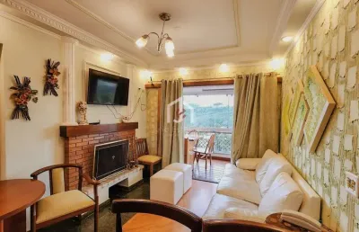 Apartamento com 2 quartos à venda na vila everest, campos do jordão  por r$ 760.000