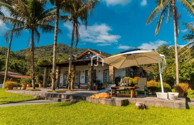 Casa em condomínio fechado com 7 quartos à venda no praia dura, ubatuba  por r$ 10.000.000