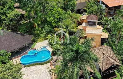 Casa com 14 quartos à venda na praia vermelha do centro, ubatuba  por r$ 5.800.000