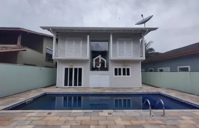 Casa em condomínio fechado com 4 quartos à venda em horto florestal, ubatuba  por r$ 980.000