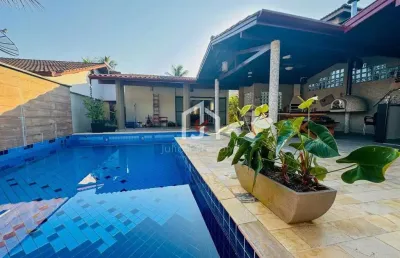 Casa em condomínio fechado com 4 quartos à venda em horto florestal, ubatuba  por r$ 1.350.000