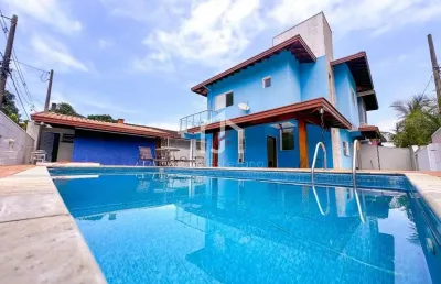 Casa em condomínio fechado com 3 quartos à venda na praia da lagoinha, ubatuba  por r$ 1.520.000