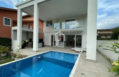 Casa em condomínio fechado com 4 quartos à venda em horto florestal, ubatuba  por r$ 1.500.000