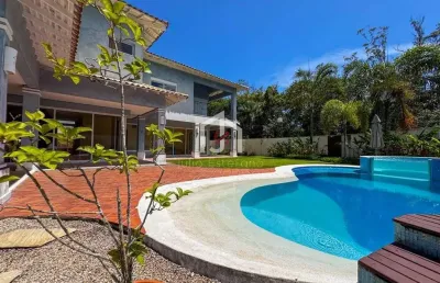Casa em condomínio fechado com 5 quartos à venda na praia da lagoinha, ubatuba  por r$ 3.790.000