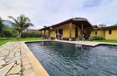 Casa em condomínio fechado com 5 quartos à venda no praia dura, ubatuba  por r$ 1.590.000