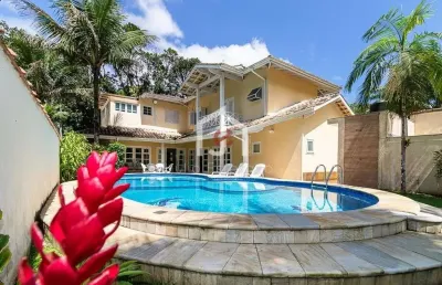 Casa em condomínio fechado com 4 quartos à venda em horto florestal, ubatuba  por r$ 2.200.000