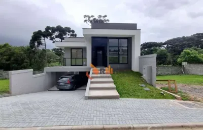 Casa nova 3 quartos 2 suítes 260 m² no bairro  jardim das américas  em campo largo/pr