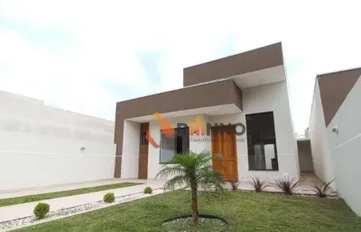Casa nova  3 dormitórios c/ suíte à venda 60 m² - eucaliptos - fazenda rio grande/pr