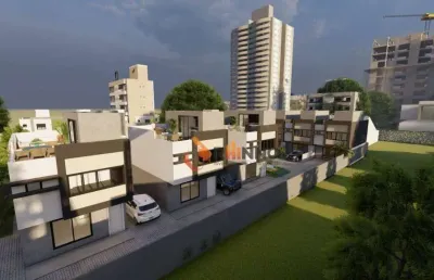 Sobrado com 3 dormitórios à venda, 103 m² por r$ 620.000,00 - xaxim - curitiba/pr