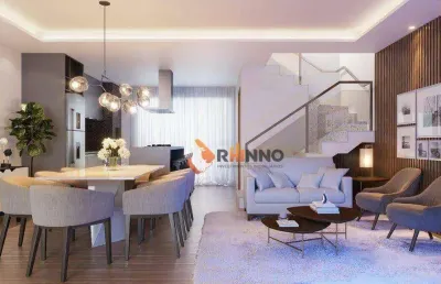 Triplex em condomínio, 3 quartos, 1 suíte, 134 m² no bairro santa candida