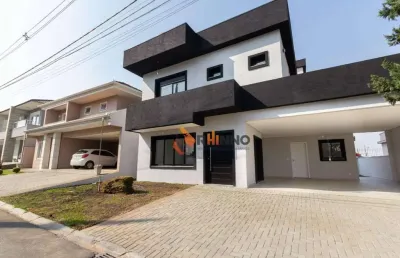 Casa nova 3 quartos 1 suite em condomínio santa felicidade