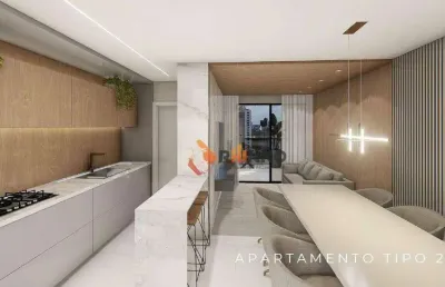 Apartamento com 1 suíte 2 demi suítes no bairro cristo rei.