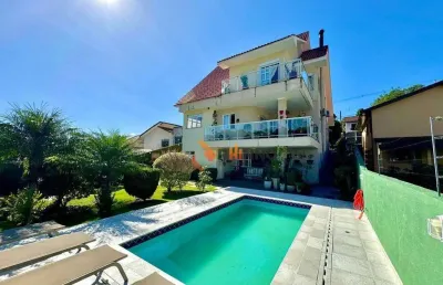 Casa mobíliada com 4 quartos e piscina no vista alegre