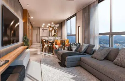 Apartamento com 4 suítes, 138,11 m² no centro de itapema em santa catarina.