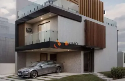 Casa triplex em condomínio, com 3 suítes, 158,13m² no bairro costeira em são josé dos pinhais.