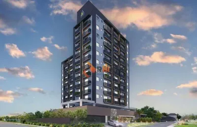 Studio com 1 quarto, 28m² no centro de são josé dos pinhais