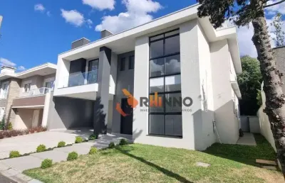 Casa nova em condomínio - santa felicidade 4 quartos (3 suítes)