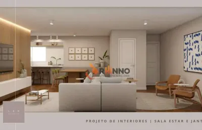 Apartamento reformado com 3 dormitórios à venda, 108 m² por r$ 799.000 - água verde - curitiba/pr