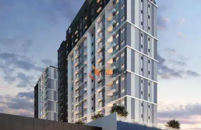 Apartamento com 1 dormitório à venda, 24 m² por r$ 269.400,00 - novo mundo - curitiba/pr