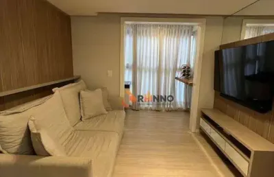 Apartamento com 2 dormitórios à venda, 68 m² por r$ 850.000 - mercês - curitiba/pr