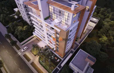 Apartamento garden com 3 quartos, 3 suítes, 148 m² no centro de curitiba.