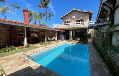 Casa com 4 dormitórios à venda, 440 m² por r$ 750.000,00 - suarão - itanhaém/sp