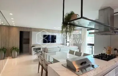 Apartamento luxo 2 dormitorios 2 vagas- locacao - praia brava - itajai/sc