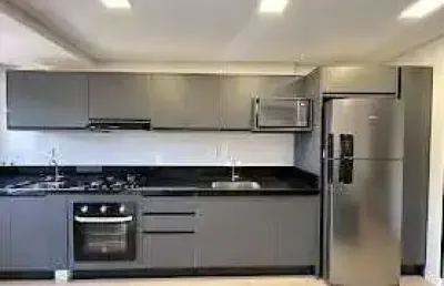 Apartamento mobiliado 2 quartos locacao praia brava - itajai/sc