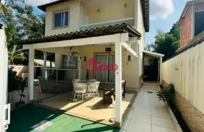 Casa em condomínio fechado com 3 quartos à venda na gaspar de lemos, 368, guaratiba, rio de janeiro, 200 m2 por r$ 350.000