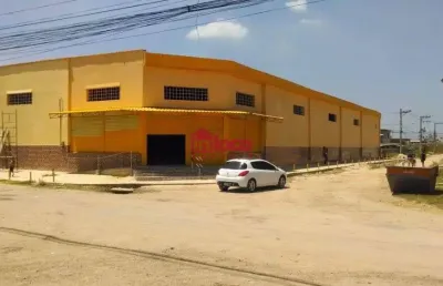 Barracão / galpão / depósito para alugar na campo mourão, qd 97, guaratiba, rio de janeiro, 1500 m2 por r$ 7.000