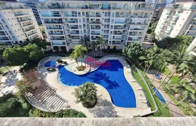 Apartamento com 3 quartos à venda na avenida jornalista tim lopes, 255, barra da tijuca, rio de janeiro, 203 m2 por r$ 2.450.000