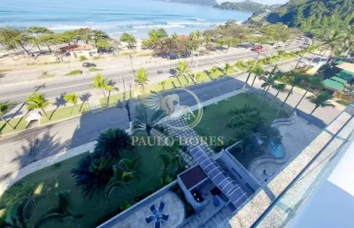 Cobertura triplex frente mar, na praia grande em ubatuba-sp