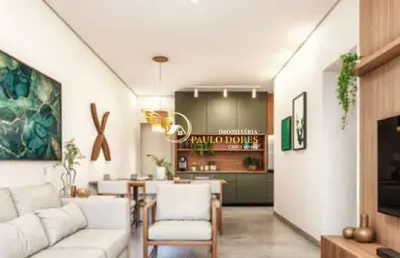Apartamento à venda com 2 dormitórios 200 metros do mar, localizado entre as praias do tenório e praia grande em ubatuba-sp