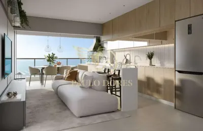 Apartamento com 2 dormitórios a 200 metros do mar em caraguatatuba/sp
