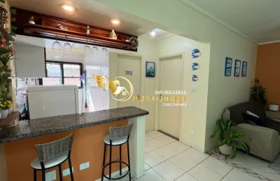 Apartamento aconchegante dois dormitórios ideal para fazer renda com airbnb plataforma de locação temporaria! ubatuba-sp