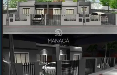 Casa geminada com 2 quartos à venda, quinta dos açorianos - barra velha